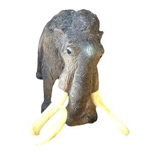 Papo Wooly Mammoth Mastadon PVC Figure 5” Tall 2008 Ice Age Animal